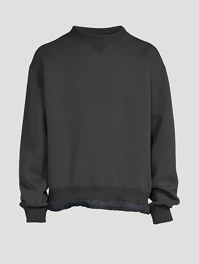 Crewneck Sweatshirt With Drawstring