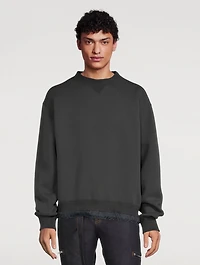 Crewneck Sweatshirt With Drawstring