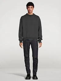 Crewneck Sweatshirt With Drawstring