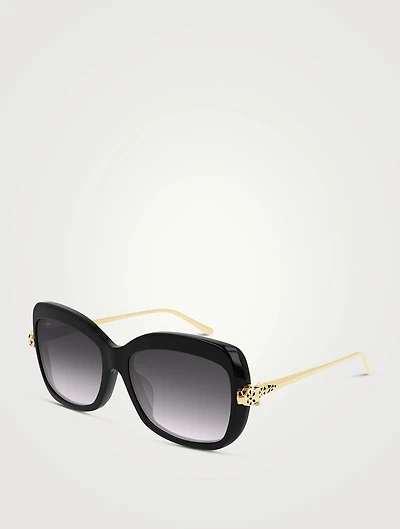 Panthère De Cartier Square Sunglasses