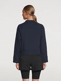 Side-Zip Sweatshirt