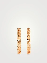 Logo Hoop Earrings