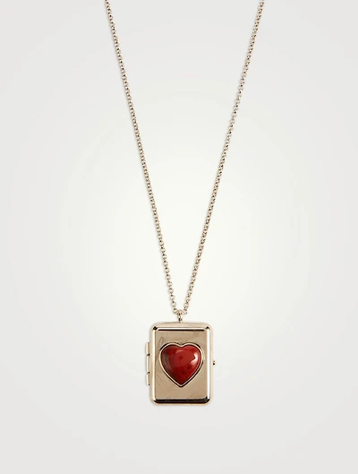 Ninna Heart Locket Necklace