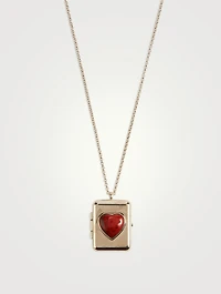 Ninna Heart Locket Necklace