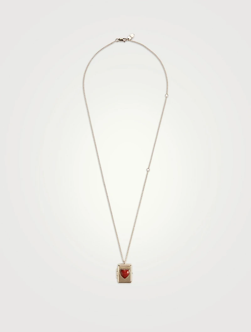 Ninna Heart Locket Necklace