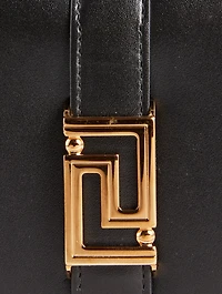 Greca Goddess Leather Chain Wallet