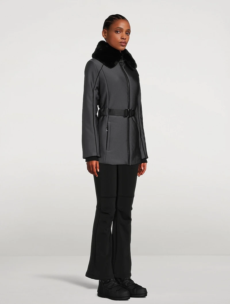 Clea Belted Ski Jacket