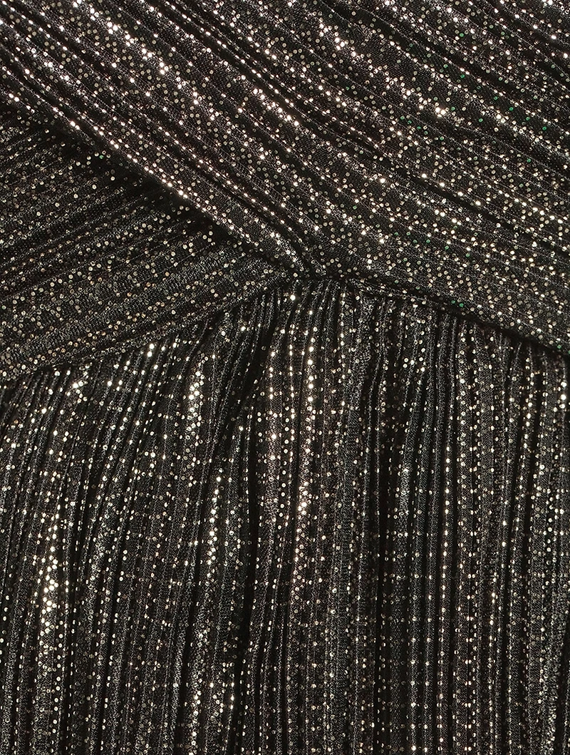 Andromeda Lamé Midi Dress