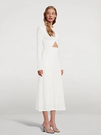 Coralia Cut-Out Midi Dress