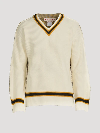Alpaca And Wool V-Neck Sweater
