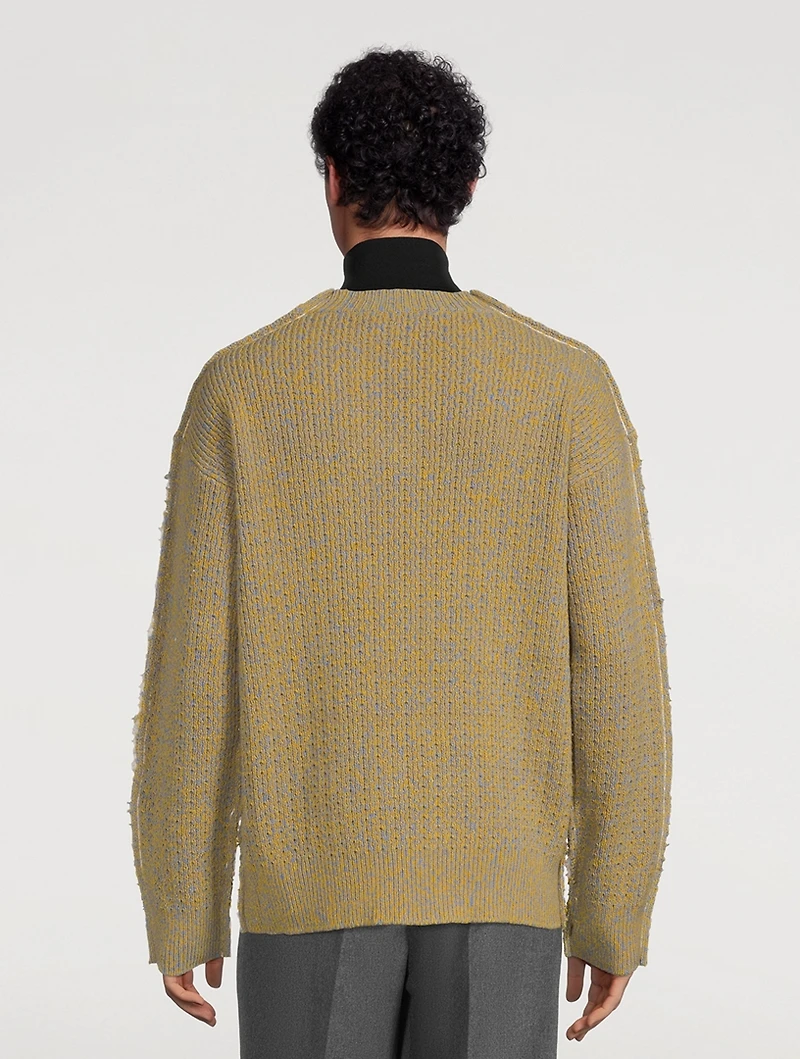 Alpaca And Wool V-Neck Sweater