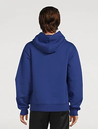 Cotton Hoodie With Cut-Out Logo