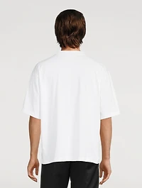 Cotton T-Shirt With Graphic Logo