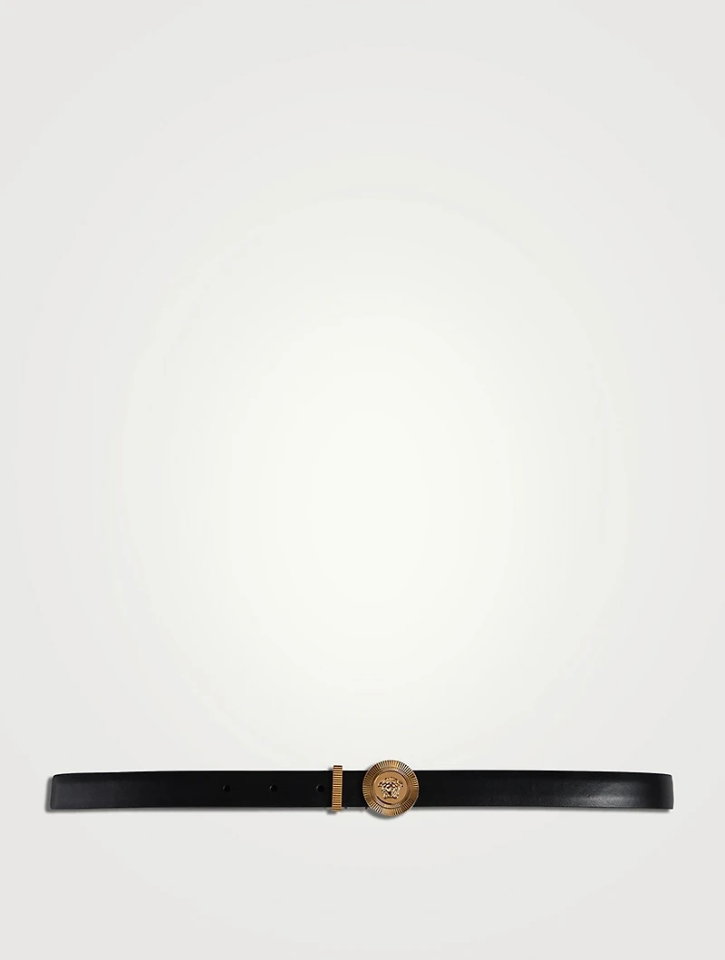 Medusa Biggie Leather Belt