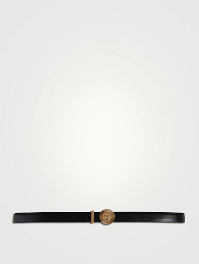 Medusa Biggie Leather Belt