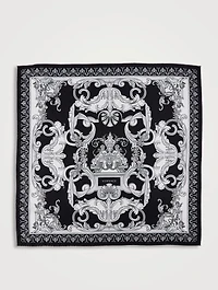 Silk Scarf In Baroque Print