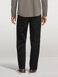 Christopher Gabardine Cotton Pants