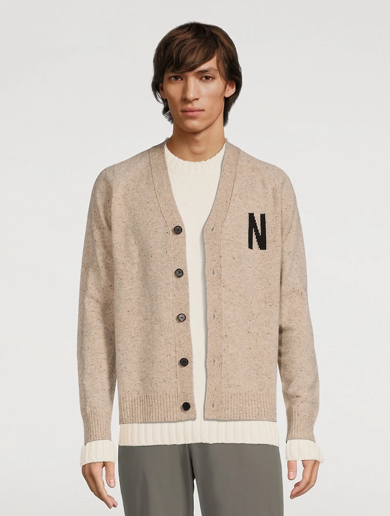Kasper Wool Donegal Cardigan