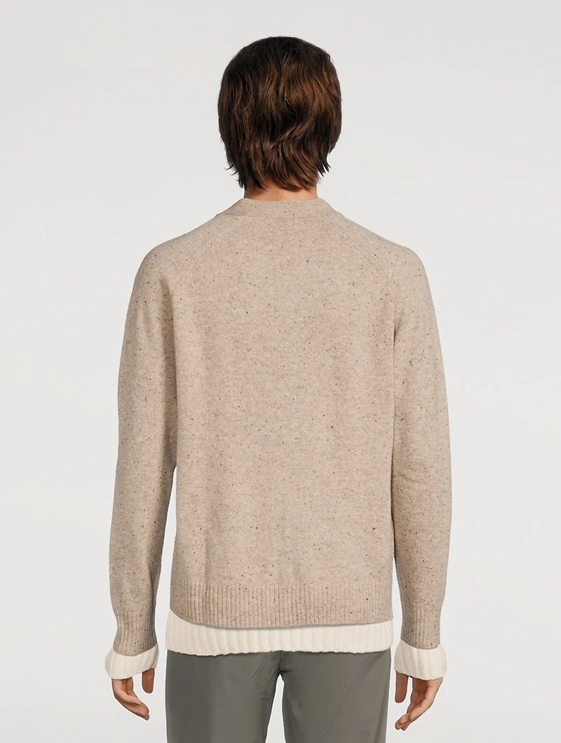 Kasper Wool Donegal Cardigan