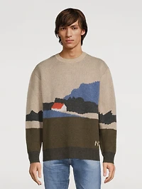 Rune Landscape Wool Sweater