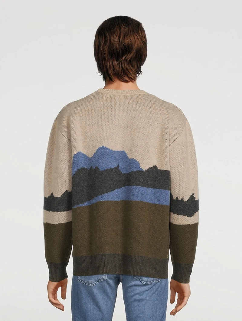 Rune Landscape Wool Sweater