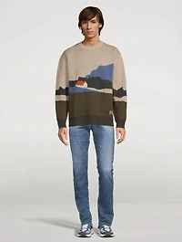 Rune Landscape Wool Sweater