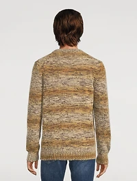 Sigfred Space Dye Wool And Alpaca Sweater