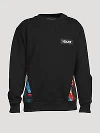 Kaleidoscopic Barocco Cotton Sweatshirt