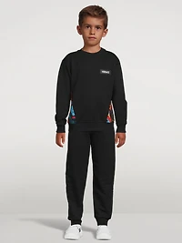 Kaleidoscopic Barocco Cotton Sweatshirt