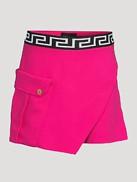 Greca Stretch Shorts