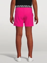 Greca Stretch Shorts