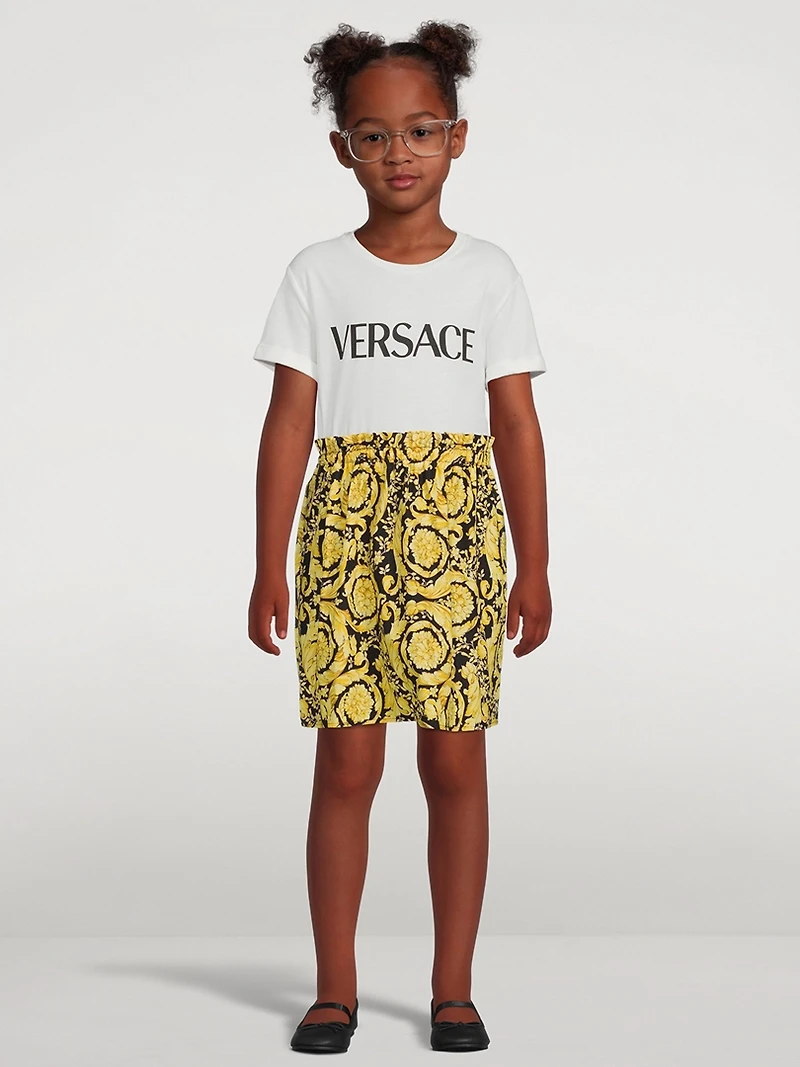 Barocco Cotton T-Shirt Dress