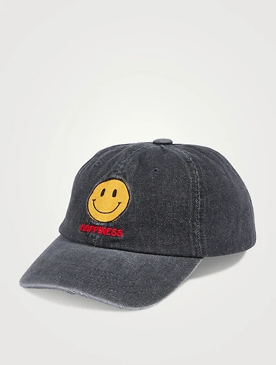 Happiness Smile Denim Baseball Ball Cap
