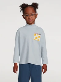 Happiness Turtleneck Long-Sleeve T-Shirt