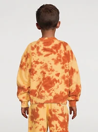 Good Cotton Sweatshirt Tie-Dye Print