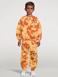 Good Cotton Sweatshirt Tie-Dye Print