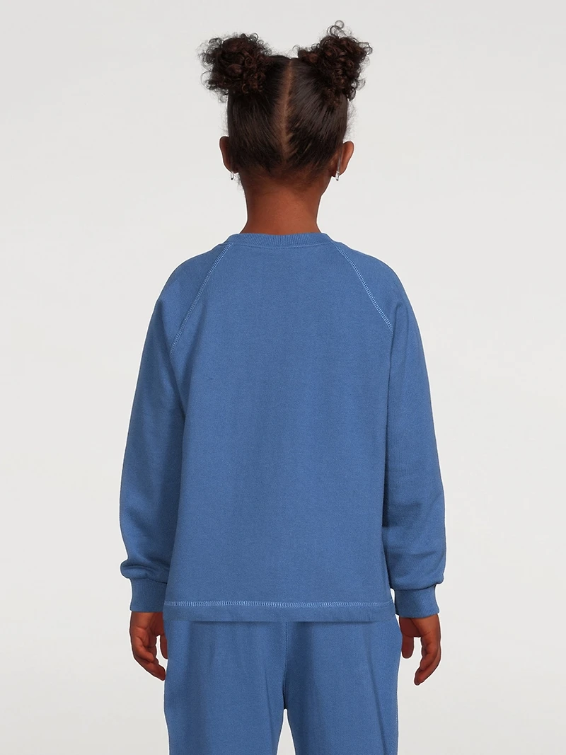 Space Cotton Raglan Sweatshirt