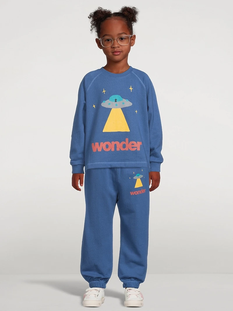 Space Cotton Raglan Sweatshirt