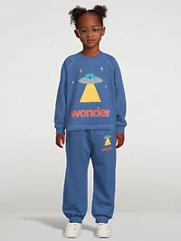 Space Cotton Raglan Sweatshirt