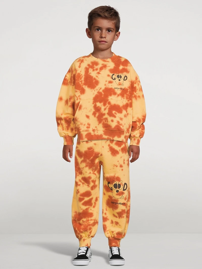 Good Cotton Lounge Pants Tie-Dye Print