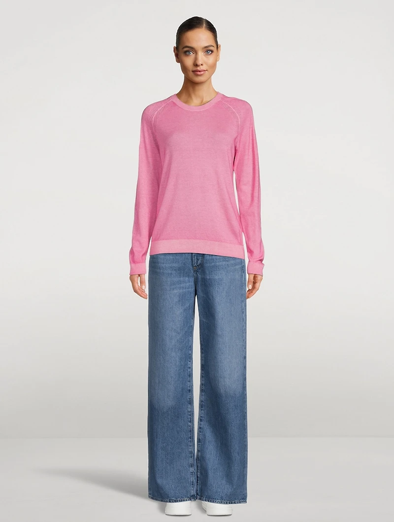Cashmere Long-Sleeve Pullover