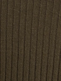 Cotton And Cashmere Ribbed Long-Sleeve T-Shirt