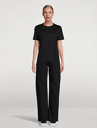 Lyocell And Cotton Crewneck T-Shirt