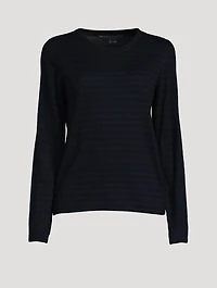 Cashmere Sweater Stripe Print