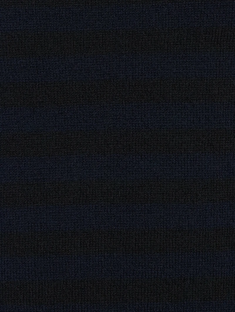 Cashmere Sweater Stripe Print