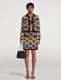La Greca Knit Mini Skirt