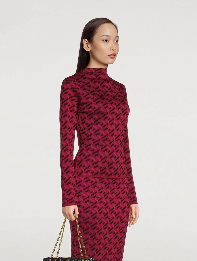 La Greca Jacquard Sweater