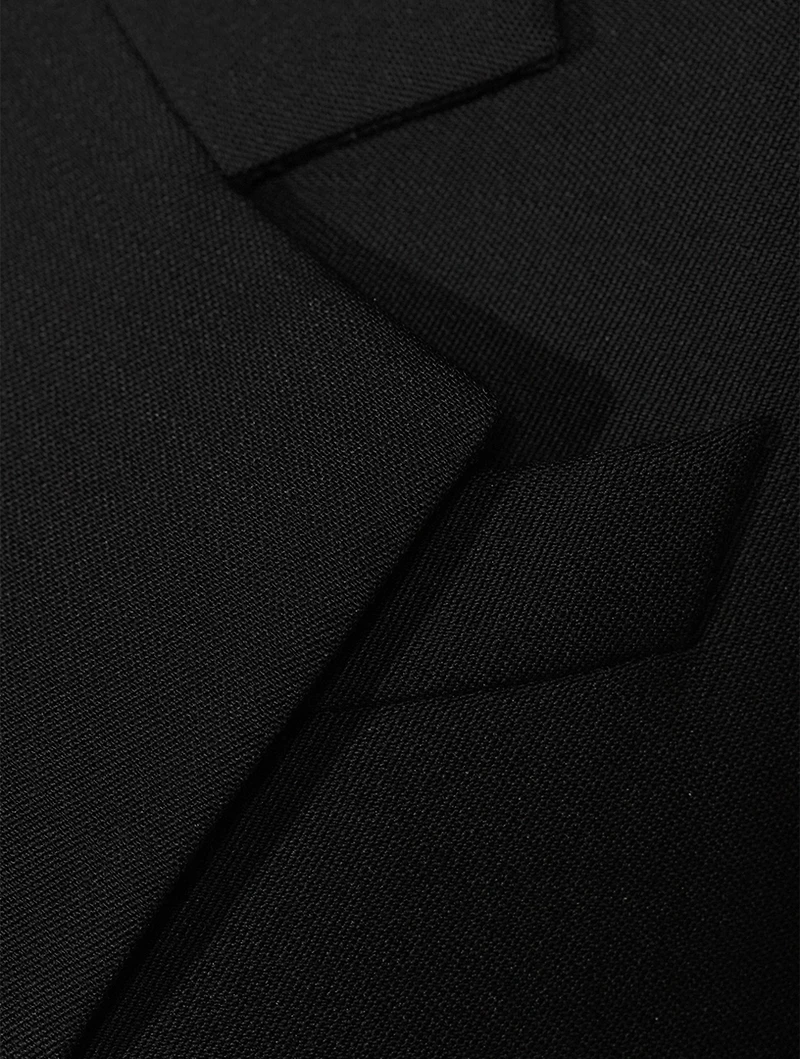 Slashed Boxy-Fit Blazer