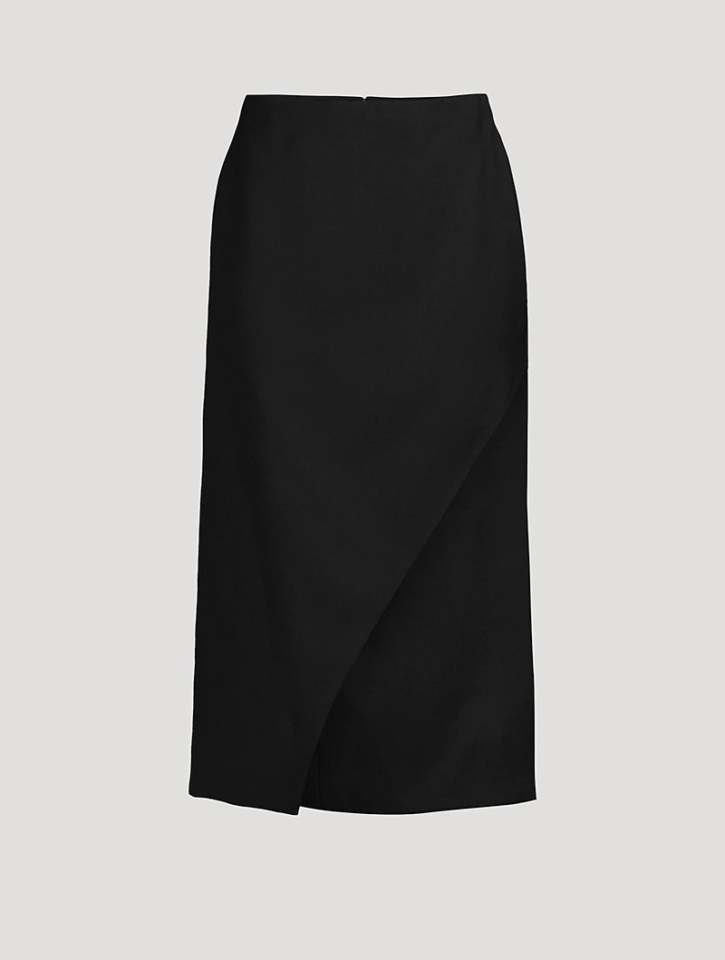 Slashed Pencil Skirt