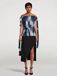 Slashed Pencil Skirt
